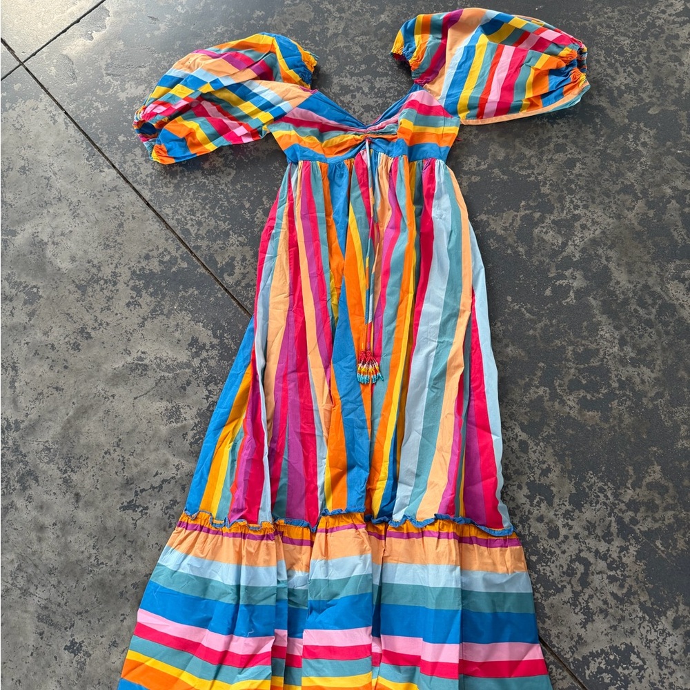 Farm Rio Rainbow Dress - Picture 3 of 6